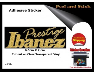 Ibanez Adhesive Stickers   